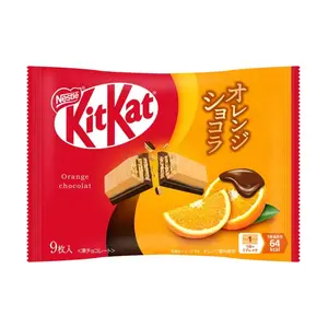 Nestle KitKat Orange Chocolate Wafer Cookies 9pcs 104g - Japanese Limited Edition Snack
