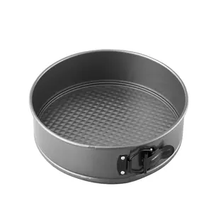 Bake It Better 9-inch Non-Stick Springform Pan for Cheesecake - Steel Cake Pan Round Desserts