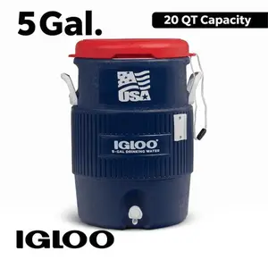 Igloo 5 Gal Heavy-Duty Beverage Cooler for Sports & Outdoor, Camping & Hiking Camp Kitchen Use