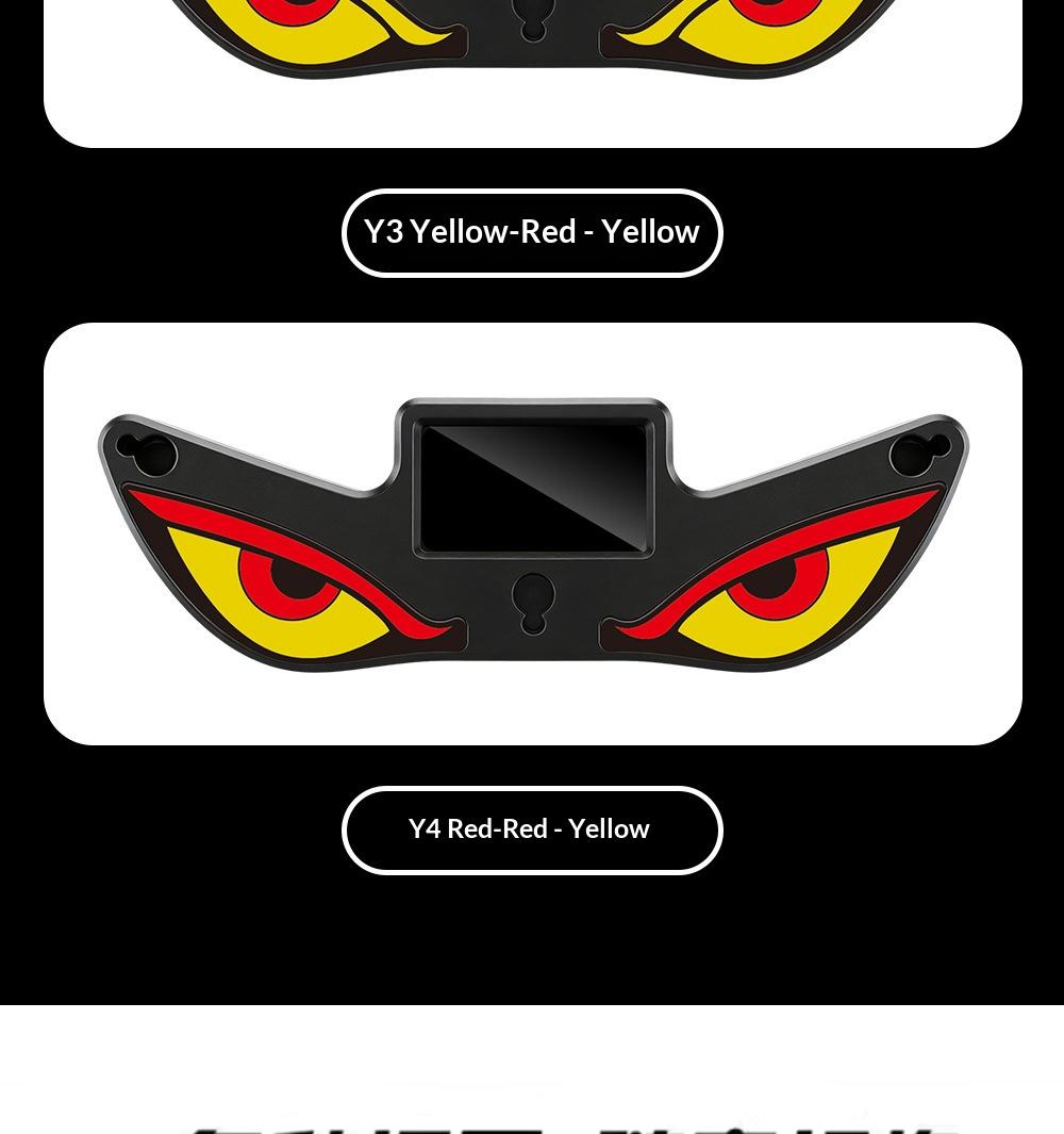 DIYCOM Dynamic LED Rear Window Display for Car – Vampire Devil Eye Emoji Panel, Scrolling Message Screen, USB Powered Night Driving Ambient Light, Cool Funny Auto Decor DIYCOM Dynamic LED Rear Window Display for Car – Vampire Devil Eye Emoji Panel, Scrolling Message Screen, USB Powered Night Driving Ambient Light, Cool Funny Auto Decor