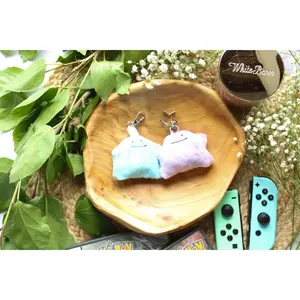 Ditto Plush Keychains | Handmade | 3" x 2"