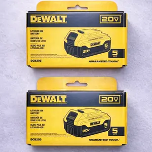 Dewalt 20v MAX Premium lithium- Lon 5.0Ah Battery 2 pack for power tools - phone accessories