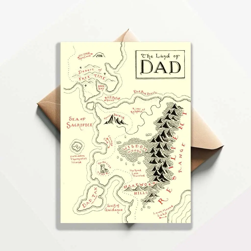 LOTR Greeting Card, Gift For Your Mom, Gift For Your Dad, LOTRings Gift For Speacial Day