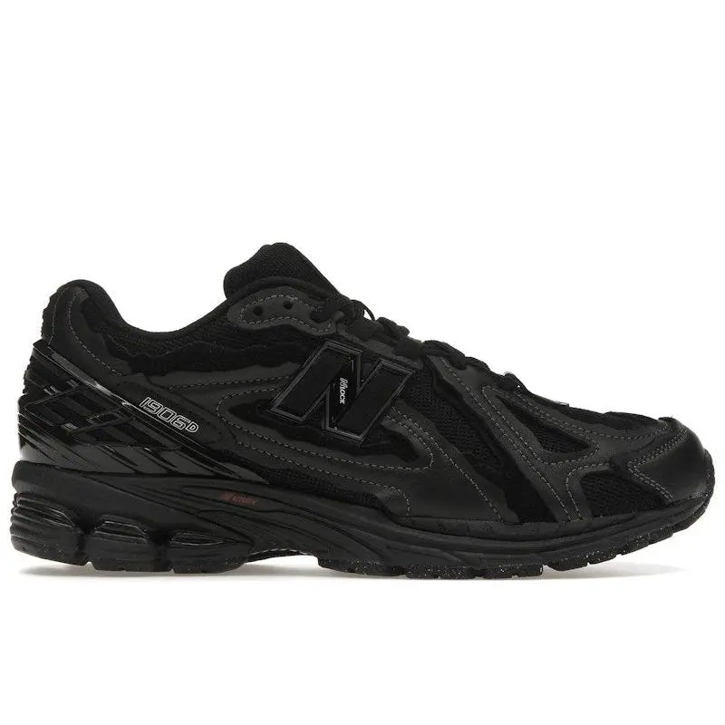 New Balance Men's 1906D Protection Pack Black Leather Running Shoes, from StockX