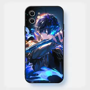 Anime Pattern Soft Phone Case, Shockproof Phone Protective Cover, Phone Accessory Compatible with iPhone 16 15 14 13 12 11 Pro Max