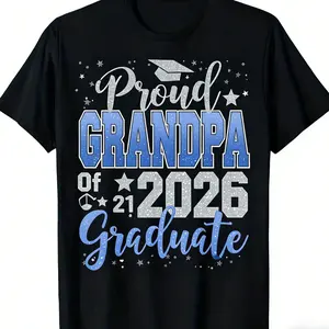 Proud Little Brother Graduation Shirt Comfortable Cotton Tee for Teen Boys and Girls Casual Year of Graduation Gift with Machine Washable Crew Neck Design