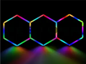 8' 5" x 3' 5" - RGB Hexagon Color Lights (3 Hexagons)