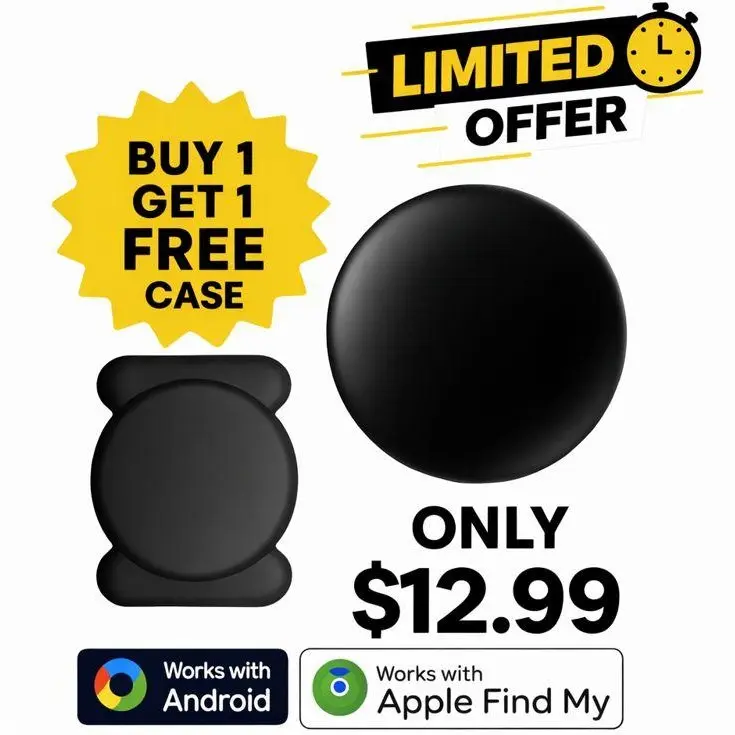 Buy One Get One Free - 2 Bluetooth Tracker with 2 Magnetic Case