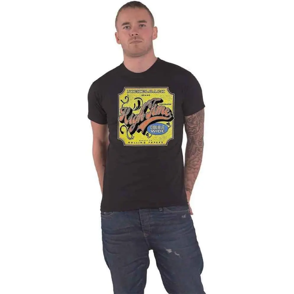 Rock Off officially licensed products Nickelback High Time Band Logo T Shirt