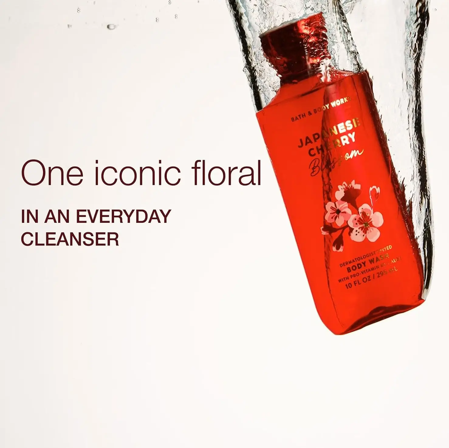 Bath & Body Works Japanese Cherry Blossom Body Wash Nourishing Cleanser with Pro-Vitamin B5 & Aloe Iconic Floral Scent Gentle for Daily Use 10 fl oz 1 Pack