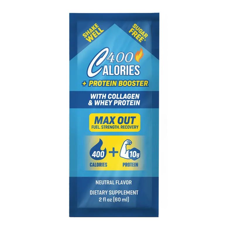 Calories 400 -  High Calorie Liquid Nutrition – 25 Single Serve Packets