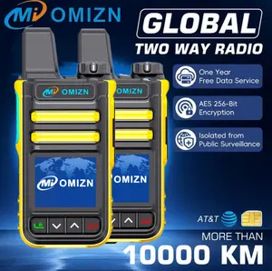 OMIZN 5000-Mile International Two-Way Radio operates via cellular data—simply turn it on, ready to use,no monthly fees. suitable for a wide range of applications, including commercial, industrial, home, security, and outdoor settings.