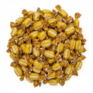 Ginger Candy Spicy Sweet Hard Candy Wrapped Ginger Treat