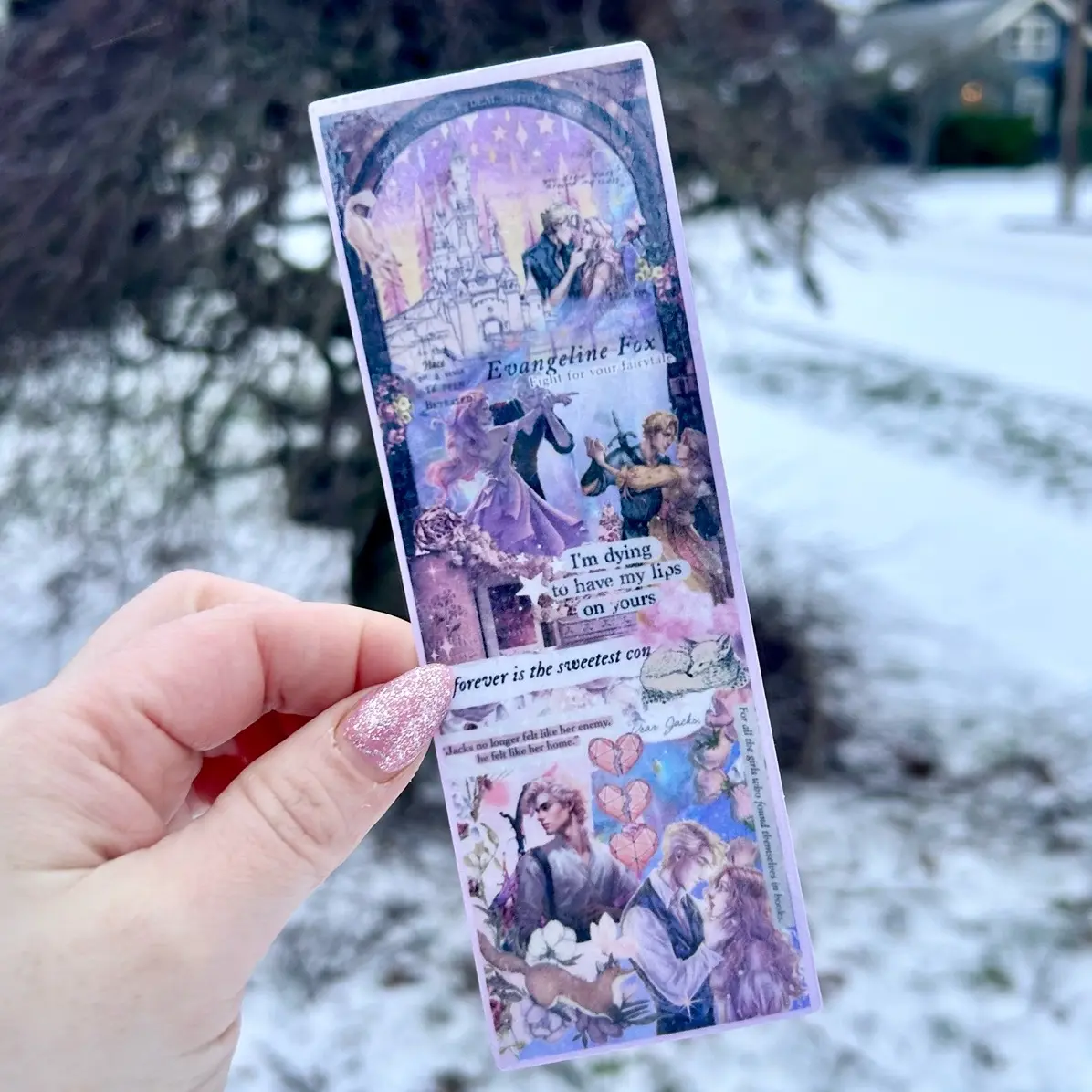 Once Upon a Broken Heart Collage Bookmark