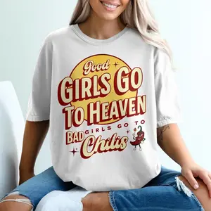Good Girls Go to Heaven Bad Girls Go To Chilis Shirt, Unisex Tee, Size S-3XL, Chilis Restaurant Tee, Foodie Gift, Funny T-Shirt
