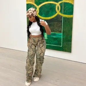 Camouflage Printed Overalls teddybear soft