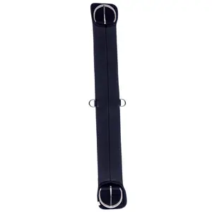 Jeffers Western PVC Straight Cinch with Stainless Steel Hardware, Black