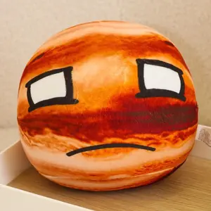 Planet Pillow Plush Toy 10 Styles Earth Moon Sun Mars Doll Children's Cognitive Stuffed Doll Ornaments Polandball Pillow