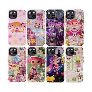Lalaloopsy Phone Case, Cute Doll Aesthetic For iPhone, Samsung, Pink Kawaii Collage, Nostalgic Toy Cover, Whimsical Doll Art, Unique Gift