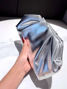 Fashionable Pleated Cloud Bag, Handbag for Parties, Elegant Evening Clutch, Small High-End Purse for Women