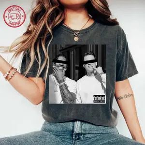 [Sale off up to 50%] Comfort Color Joe Burrow Ja'Maar Chase Graphic Tee Football Tee Shirt Cotton Unisex Gift For Friends Fans Women Lady Streetwear