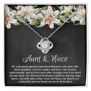 Aunt Niece Necklace, Aunt Niece Jewelry, Aunt Niece Quotes, Birthday Gift, Christmas Gift, Aunt Niece Gift, Birthday Gift, Aunty, Auntie