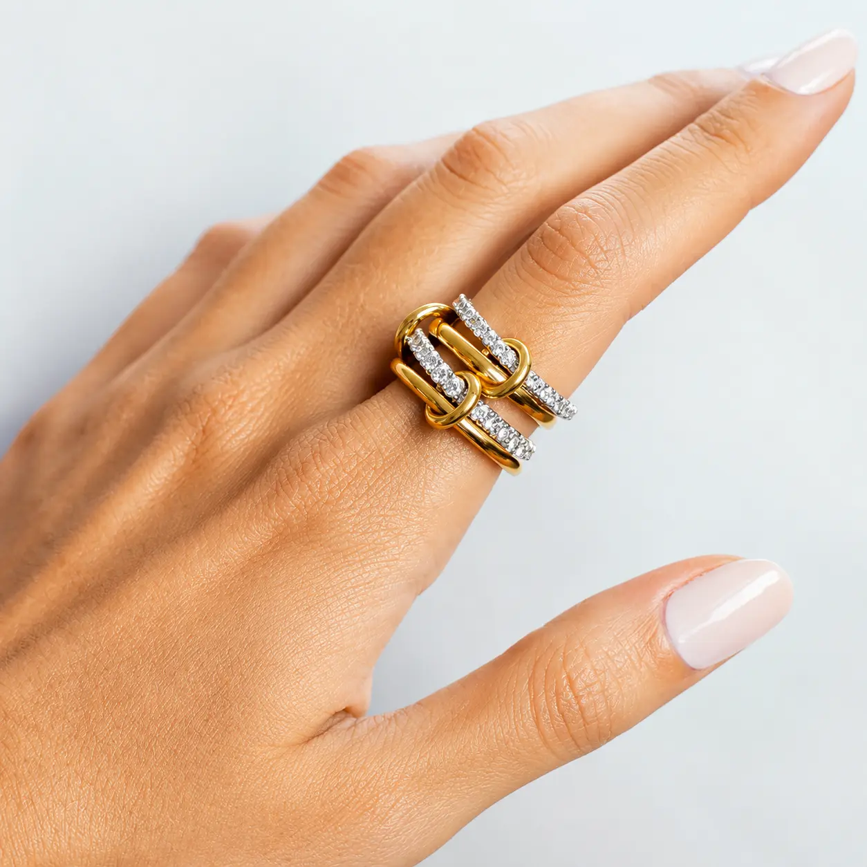 Cubic Zirconia Eternity Ring for Women, Simple Timeless Wedding Band, an Affordable Sparkling Diamond Alternative, Glamorous, Engagement Ring Trends, Classic, Elegant, All Seasons, Female, Sparkly, Alternative Fashion Rings