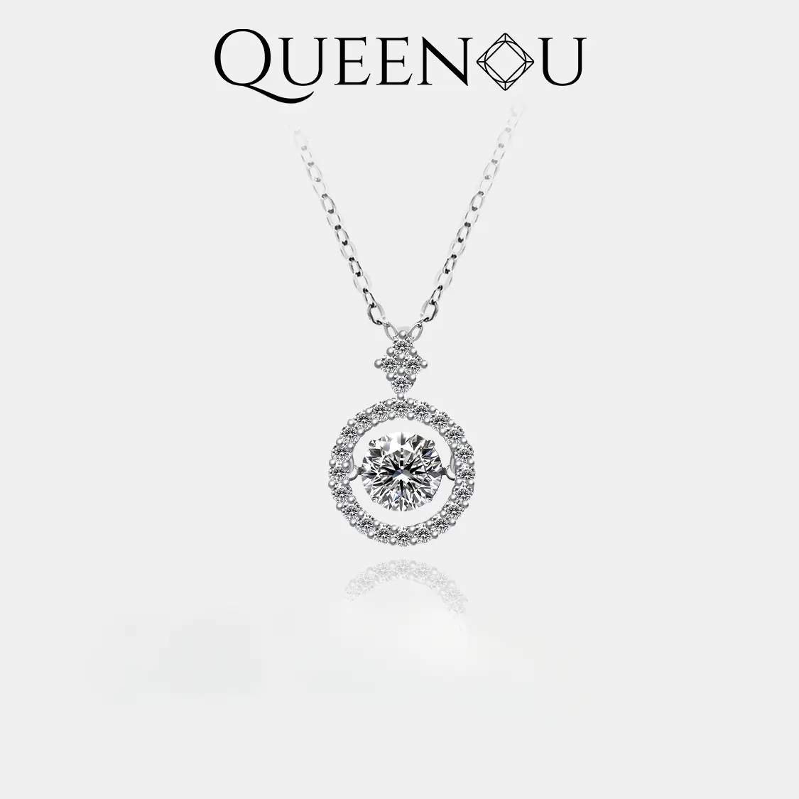 【237】Synthetic Moissanite Necklace - Classic Anniversary, Birthday, and Valentine's Day Gift for Women