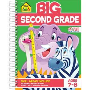 Big Second Grade Workbook (Spiral Bound)