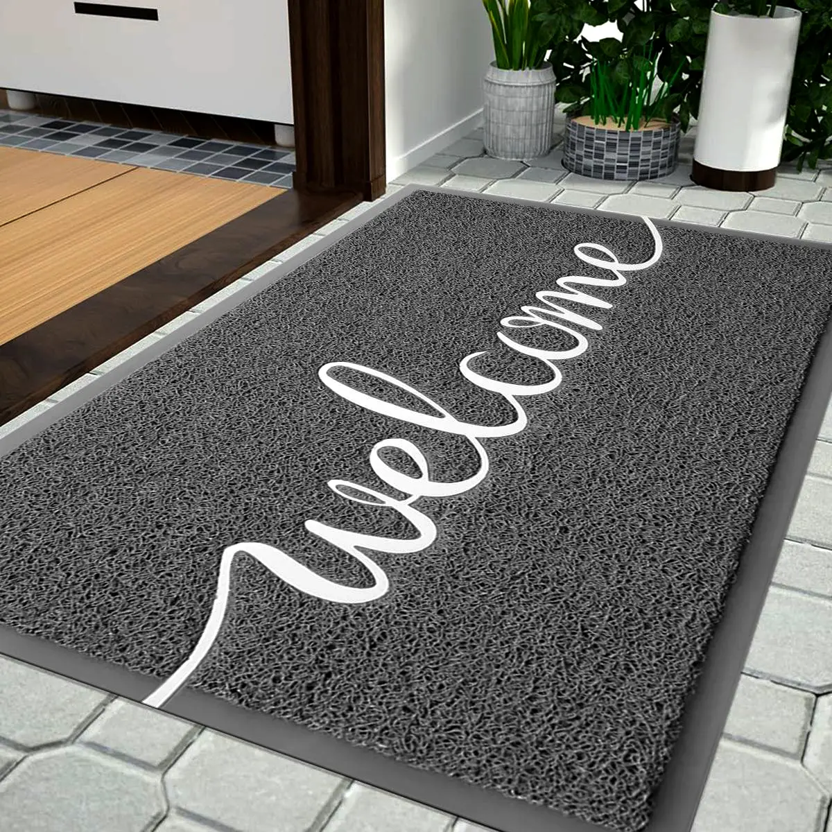 Welcome Mats Outdoor, Front Door Mat for Outside Entry 60x90 Cm, Doormat for Indoor/outdoor Use, Decorative Entryway Rug for Home, Durable Decorative Mat, Home Decoration Mat