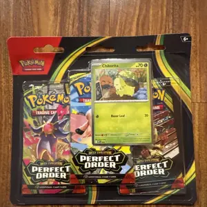 Perfect Order 3 Pack Blister Pokemon Brand New Factory Sealed English