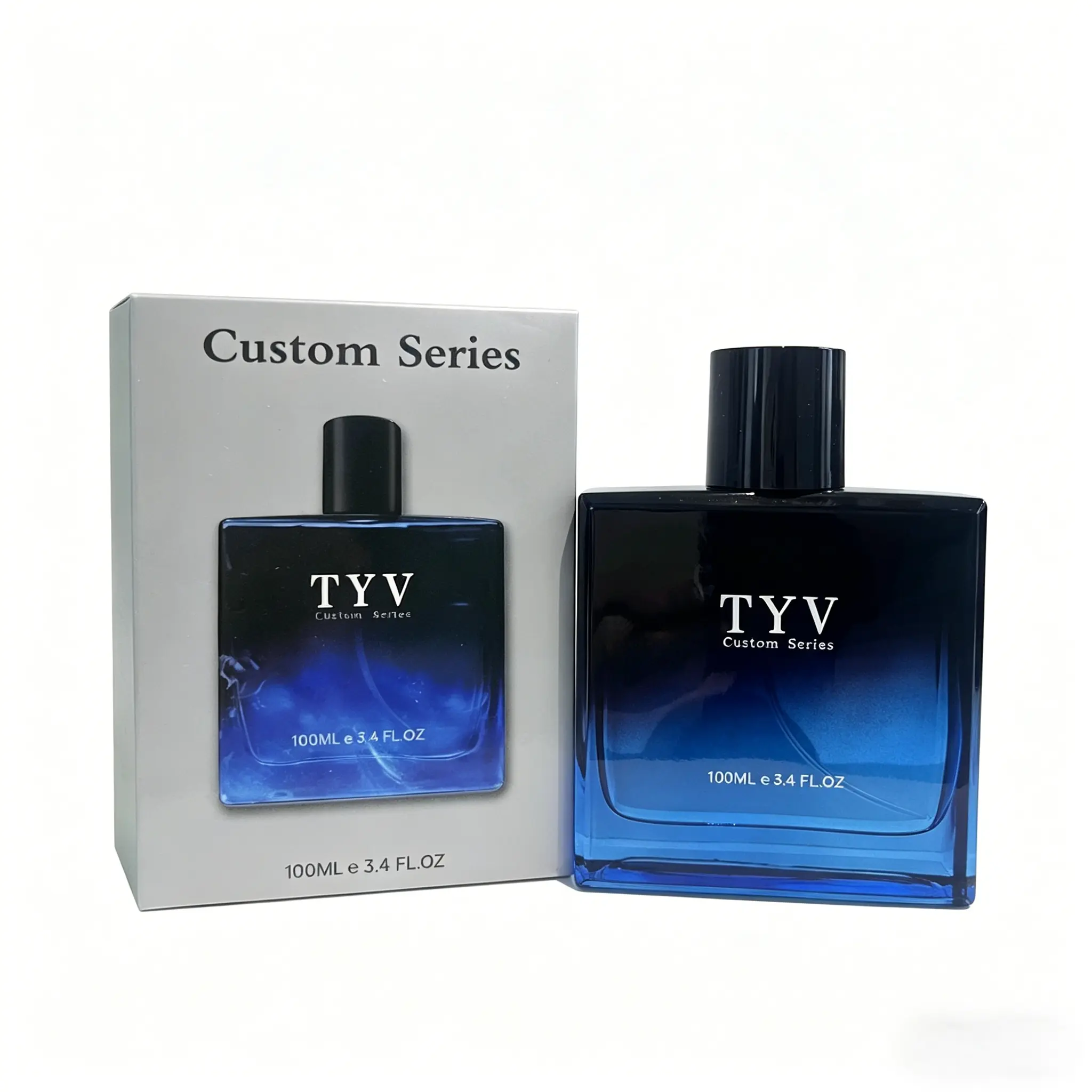 TYV Midnight Marine Eau De Parfum 100ml Unisex Fragrance - Woody Spicy Scent with Citrus Fruity Top Notes, Long-Lasting Luxury Arabian Perfume, All-Natural Clean Fragrance, Premium Gift with Random-Style Branded Tote Bag (Apples-Infused Summer Vibes), Lon