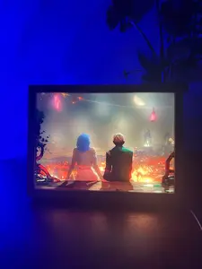 Arcane-Ekko&Jinx 1 LED Painting Light Large 12.6" x 9.3"