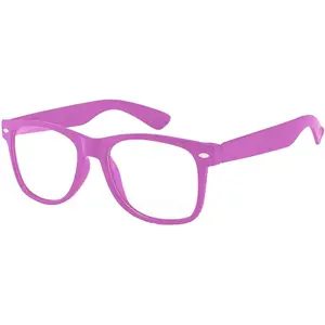 Clear Lens Glasses UV Protection for , Colorful Frames Fun Pretend Play Eyewear Non Prescription