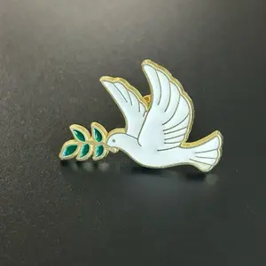 Palestinian Dove Pin | Olive Branch Brooch | Quality Palestinian Jewelry & Accessories – Palestine Necklaces for Women & Men, Rings, Flag, Keffiyeh Kufiya, Watermelon Charms & Calligraphy Designs Gifts & Proud Supporters