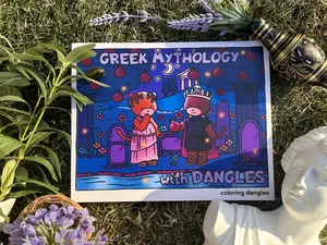 Coloring Dangles: Greek Mythology with Dangles Coloring Book