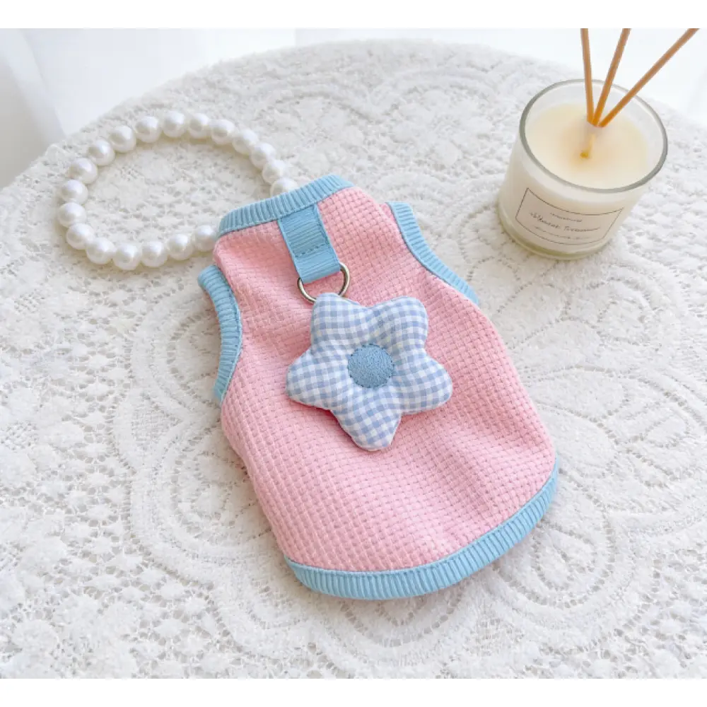 Pet Cat Dog Clothes Spring Summer New Waffle Pet Vest for Small Medium Dogs Teddy Bichon Anti-Shedding Breathable Sun Protection British Shorthair Pink Cat Leash Vest dachshund merch dog sweaters dog clothes thick warm dog accessories