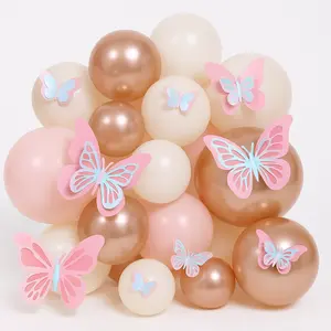 Iridescent Butterfly Balloon Decoration Kit