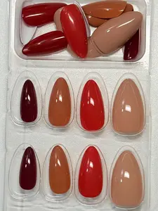 Multi Color Press On Nail Versatile Durable Material Easy Application for Various Occasions
