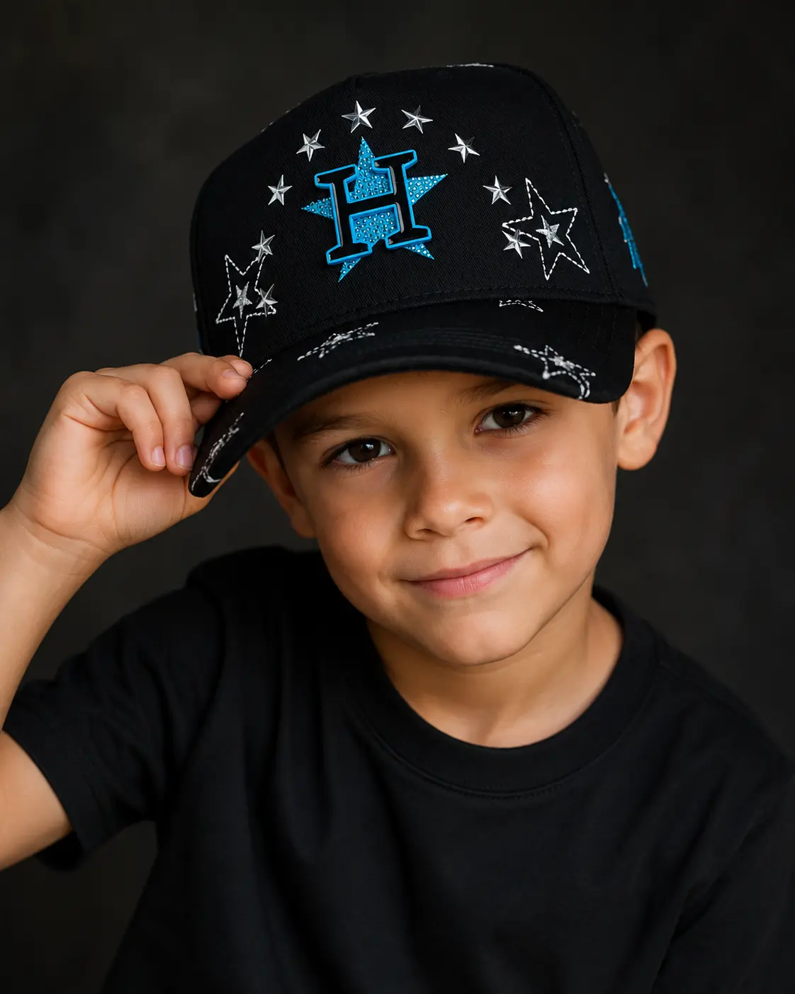 For Kid H Sad boyz BLK Blue (small fit)