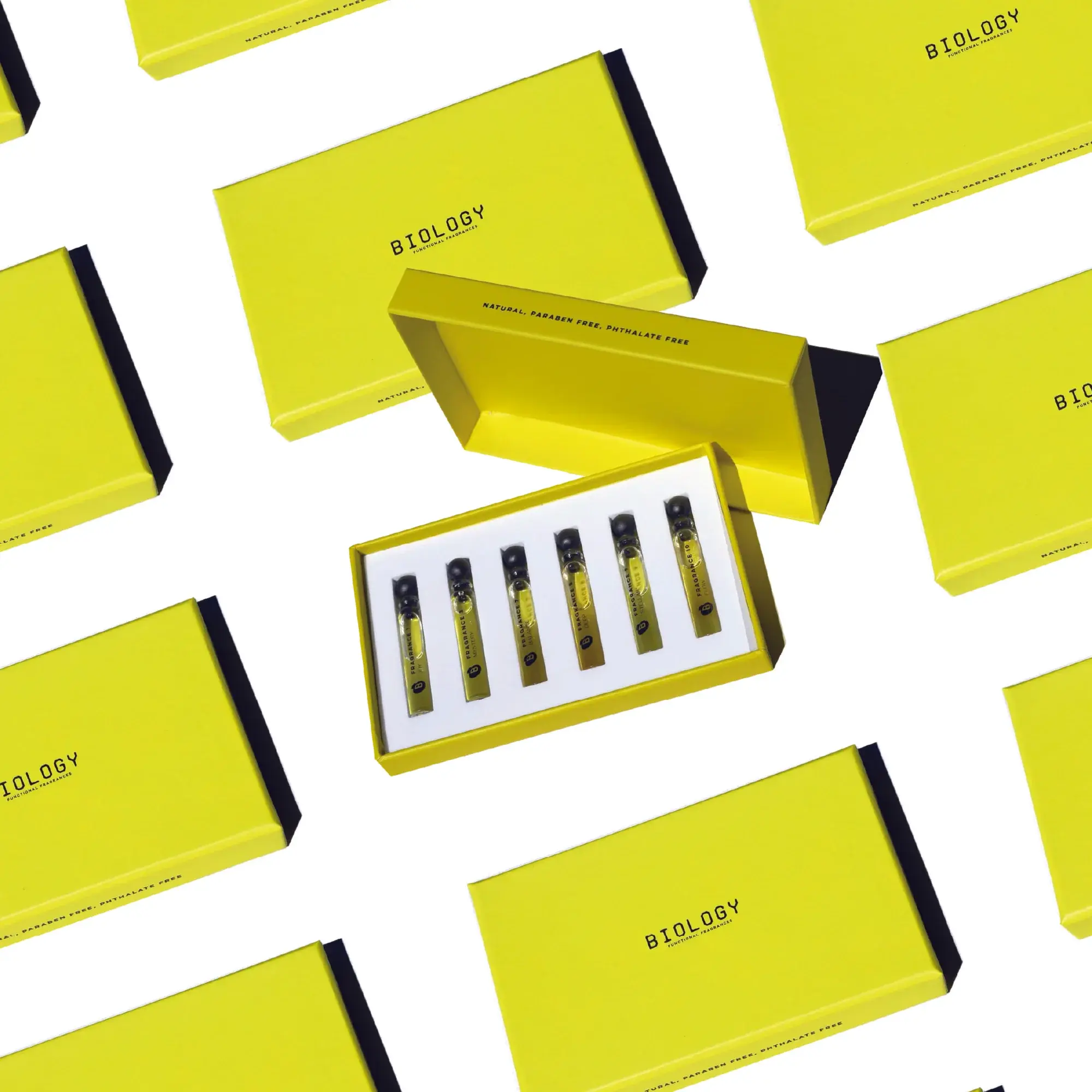 Clean Perfume Discovery Sample Set – 6 Natural Fragrances