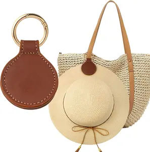 Magnetic Hat Clip for Travel | Secure Cap Holder Hook for Bags, Luggage & Backpacks – Brown