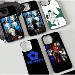 cool soccer anime B-BLUE LOCK Phone Case Compatible with iPhone 17/16/15/14/13/12/11/Pro/ProMax/Plus/17Air/Xsmax/E, Samsung S26/S25/S24/S23/S22/S21/Plus/Ultra/Fe, Featuring a Shockproof Matte Back, Anti-Fall, Ultra-Thin, luxury fashion, Birthday gift