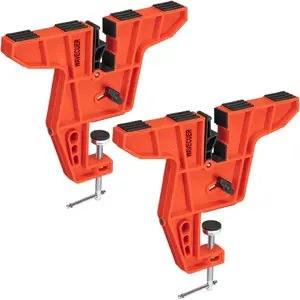 Ski Snowboard Vise for Tuning， 2-Piece Set Ski Tuning Vise with Non-Slip Rubber Pads, Stable Snowboard Vice Grips, Horizontal and Vertical Working Positions, 2 Rubber Ski Brake Retainers