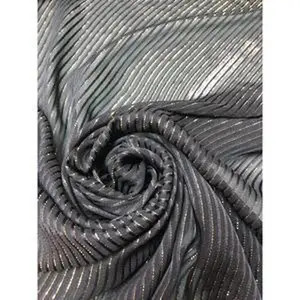 Lurex stripe silk chiffon 54” wide beautiful black & gold stripe silk chiffon.