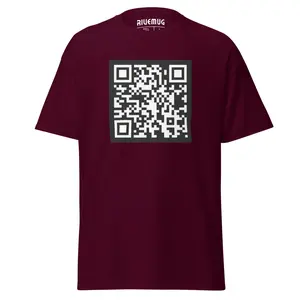 RIVEMUG NX Trump Dance Funny Scannable QR Code Short-Sleeve Unisex QRCode President Trump Dance T-Shirt