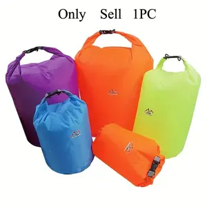 Lightweight Dry Bag 210t Polyester Roll-Top Waterproof Bags, Ideal for Boating and Water Sports, Available in 1.32 to 18.49 Gallons, Camping Survival Tool and Beach Accessories