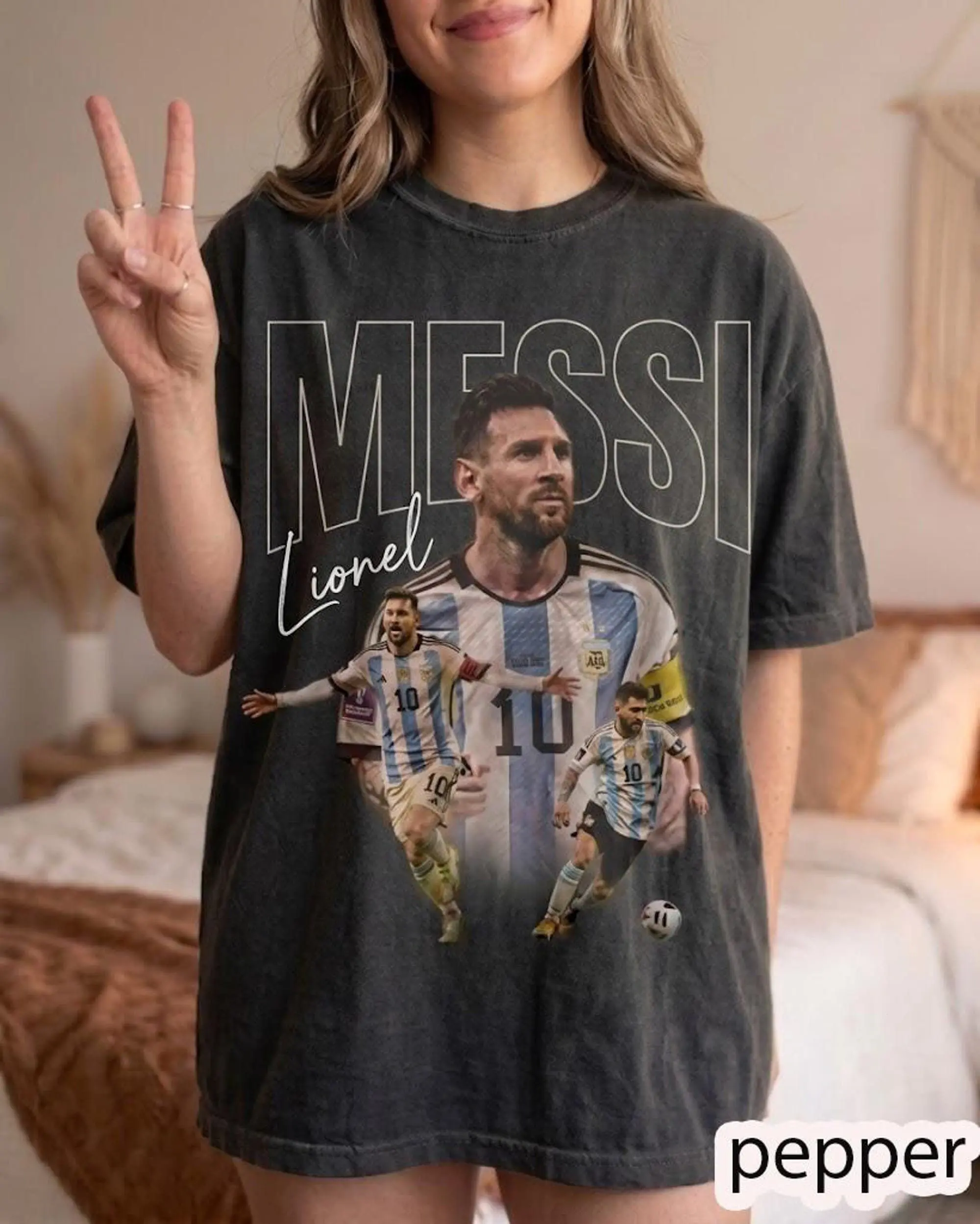 Messi Argentina Comfort Colors Shirt Retro Shirt Vintage Shirt