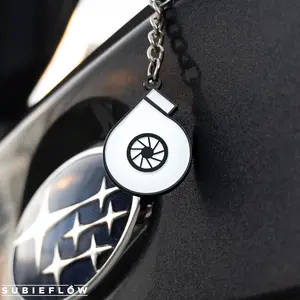 Turbo Enamel Keychain