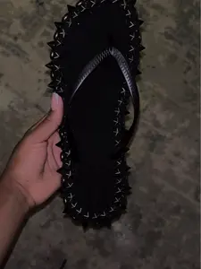 Studded Flip Flops